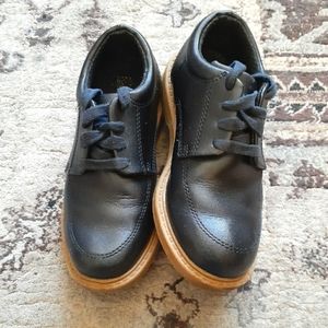 NIB Black Youth Boys Leather Dress Shoes